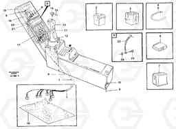 54056 Cable harness, Side panel, Rh EC650 SER NO 539-618, Volvo Construction Equipment