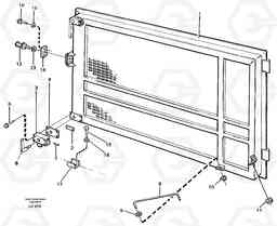 30798 Door at hydraulic oil cooler EC650 SER NO 539-618, Volvo Construction Equipment