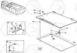 25505 Hatch over hydraulic oil cooler EC650 SER NO 539-618, Volvo Construction Equipment