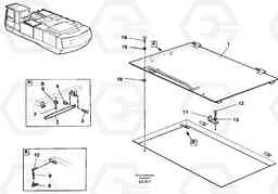 25505 Hatch over hydraulic oil cooler EC650 SER NO 539-618, Volvo Construction Equipment