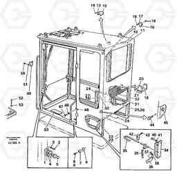 53548 Interior components EC650 SER NO 539-618, Volvo Construction Equipment