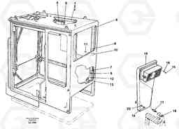 30683 Air duct, cab EC650 SER NO 539-618, Volvo Construction Equipment