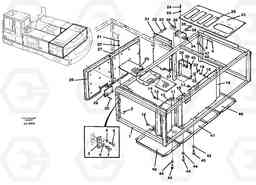 41087 Frame rear EC650 SER NO 539-618, Volvo Construction Equipment