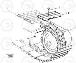 60317 Crawler track EC650 SER NO 539-618, Volvo Construction Equipment