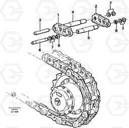 25503 Track chain EC650 SER NO 539-618, Volvo Construction Equipment