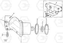 25145 Hydraulic motor, travel EC650 SER NO 539-618, Volvo Construction Equipment