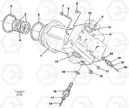 17242 Hydraulic pump EC650 SER NO 539-618, Volvo Construction Equipment