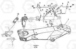 21544 Hydraulic system, dipper arm M.e. 2,75m EC650 SER NO 539-618, Volvo Construction Equipment