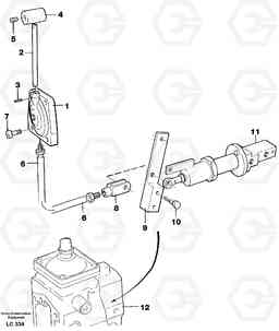 30477 Throttle control EC650 SER NO 539-618, Volvo Construction Equipment