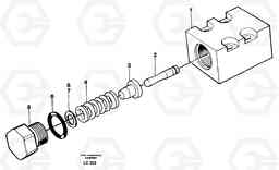 21554 Pressure limiting valve EC650 SER NO 539-618, Volvo Construction Equipment