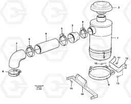 22388 Oil bath filter EC650 SER NO 539-618, Volvo Construction Equipment