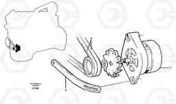 30321 Alternator with assembling details 80 A EC650 SER NO 539-618, Volvo Construction Equipment