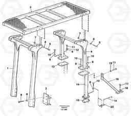 30699 Protection over drivers cab EC650 SER NO 539-618, Volvo Construction Equipment