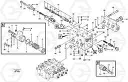 75381 Control valve, swivel EW160 SER NO 1001-1912, Volvo Construction Equipment