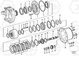 38199 Front axle, Hub reduction EW160 SER NO 1001-1912, Volvo Construction Equipment