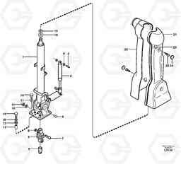 24571 Steering column EW160 SER NO 1001-1912, Volvo Construction Equipment