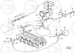 102209 Hydraulic system, feed line EW160 SER NO 1001-1912, Volvo Construction Equipment