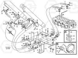 91420 Hydraulic system, boom EW160 SER NO 1001-1912, Volvo Construction Equipment