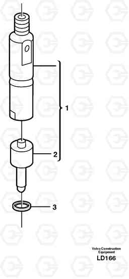 30260 Injector EW160 SER NO 1001-1912, Volvo Construction Equipment