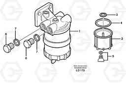 30255 Water separator EW160 SER NO 1001-1912, Volvo Construction Equipment