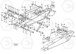 89146 Dipper arm incl. connect. EW160 SER NO 1001-1912, Volvo Construction Equipment