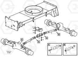 26514 Propeller shafts and assembling EW160 SER NO 1001-1912, Volvo Construction Equipment