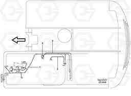 26242 Cable harness, L 5,cabin EW160 SER NO 1001-1912, Volvo Construction Equipment