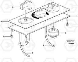32957 Heater control EW160 SER NO 1001-1912, Volvo Construction Equipment