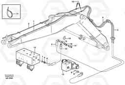 44843 Hydr. quick fit equipm. on adjustable boom EW160 SER NO 1001-1912, Volvo Construction Equipment