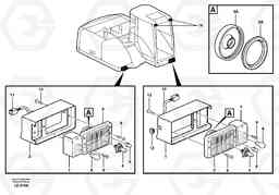 47456 Lighting, front EW160 SER NO 1001-1912, Volvo Construction Equipment