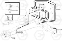 39226 Central lubrication, mono boom EW160 SER NO 1001-1912, Volvo Construction Equipment