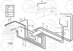15175 Central lubrication. slewing, mono boom EW160 SER NO 1001-1912, Volvo Construction Equipment