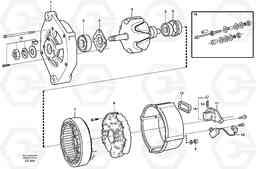 26229 Alternator, 80a EW160 SER NO 1001-1912, Volvo Construction Equipment