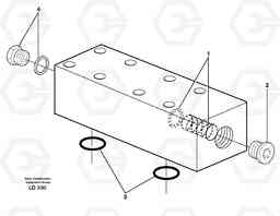 33082 Float position valve EW160 SER NO 1001-1912, Volvo Construction Equipment