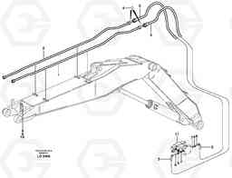 8947 Hydr. equipm. on adjustable boom , 5,1m.  X3 EW160 SER NO 1001-1912, Volvo Construction Equipment