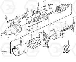 33774 Starter motor EC160 SER NO 1001-, Volvo Construction Equipment