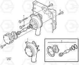 35144 Water pump EC160 SER NO 1001-, Volvo Construction Equipment