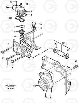 33761 Thermostat housing EC160 SER NO 1001-, Volvo Construction Equipment