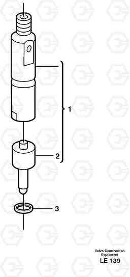 35139 Injector EC160 SER NO 1001-, Volvo Construction Equipment