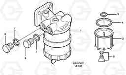 35133 Water separator EC160 SER NO 1001-, Volvo Construction Equipment