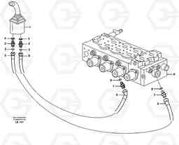 8816 Servo hydraulics, bucket EC160 SER NO 1001-, Volvo Construction Equipment