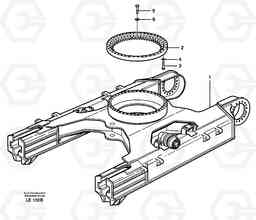 48878 Slewing ring attachment EC160 SER NO 1001-, Volvo Construction Equipment