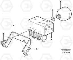 8819 Servo valve body EC160 SER NO 1001-, Volvo Construction Equipment