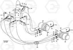 54385 Hydraulic system, transport in undercarrige EC160 SER NO 1001-, Volvo Construction Equipment