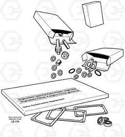 35126 Repair kits for engine EC160 SER NO 1001-, Volvo Construction Equipment