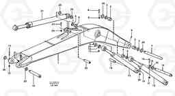 62662 Backhoe boom incl. attachements, 5,0m EC160 SER NO 1001-, Volvo Construction Equipment