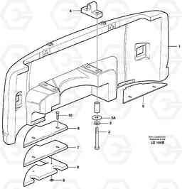 8865 Counterweights EC160 SER NO 1001-, Volvo Construction Equipment