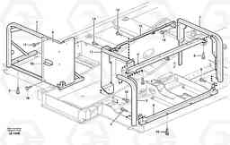 66728 Cowl frame EC160 SER NO 1001-, Volvo Construction Equipment