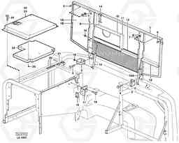 102741 Hatch, engine EC160 SER NO 1001-, Volvo Construction Equipment