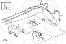 37169 Hydr. quick fit equipm. on adjustable boom EC160 SER NO 1001-, Volvo Construction Equipment